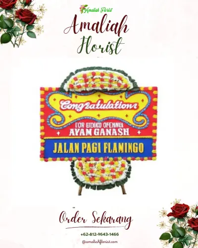 Bunga Papan Congratulation di Sumber